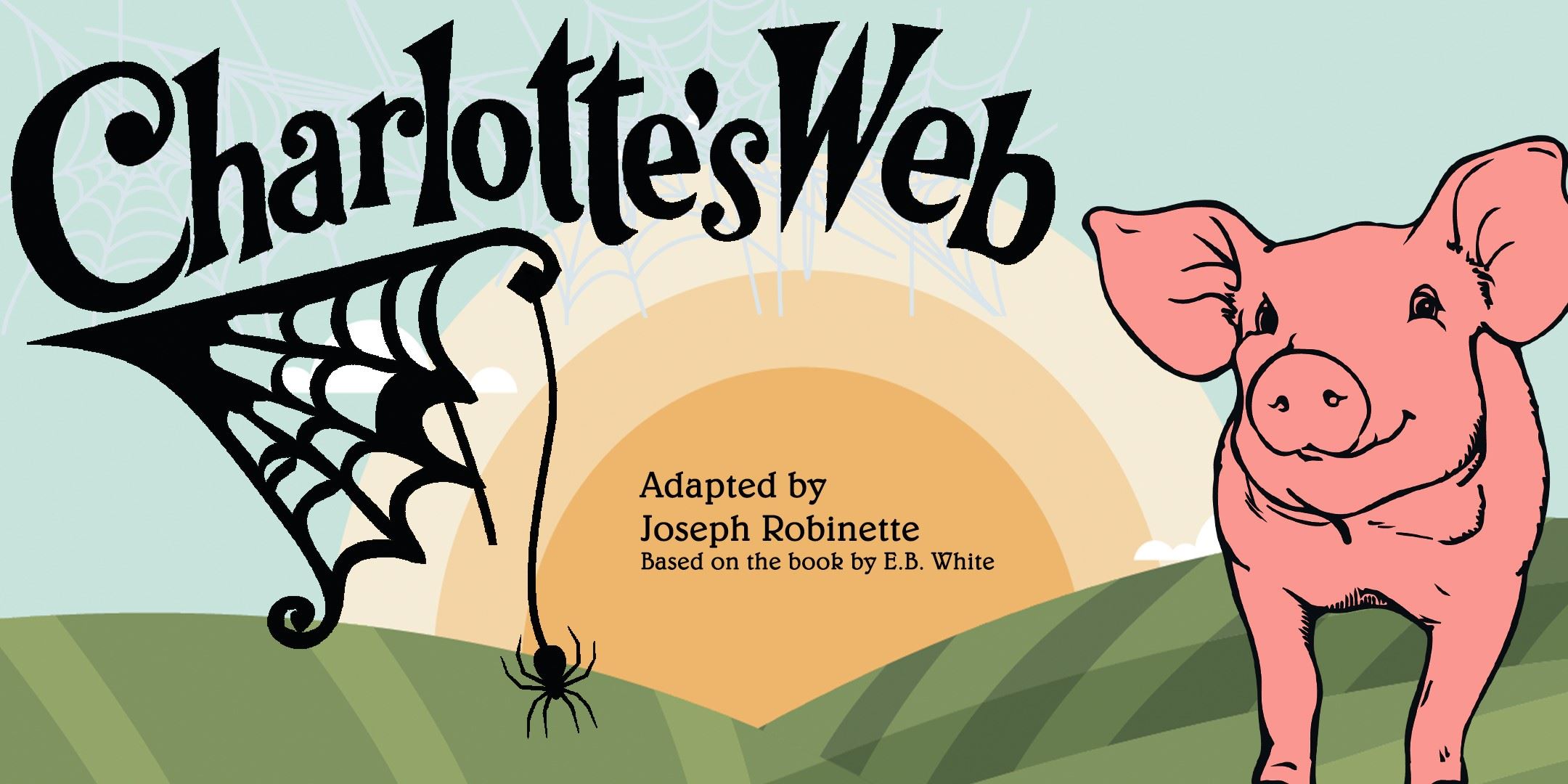 Wilbur the Pig and Charlotte the spider from 
