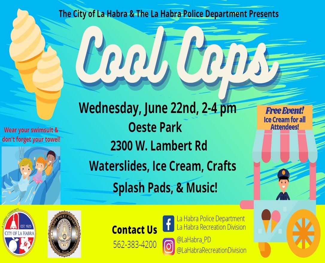 2022 Cool Cops Flyer