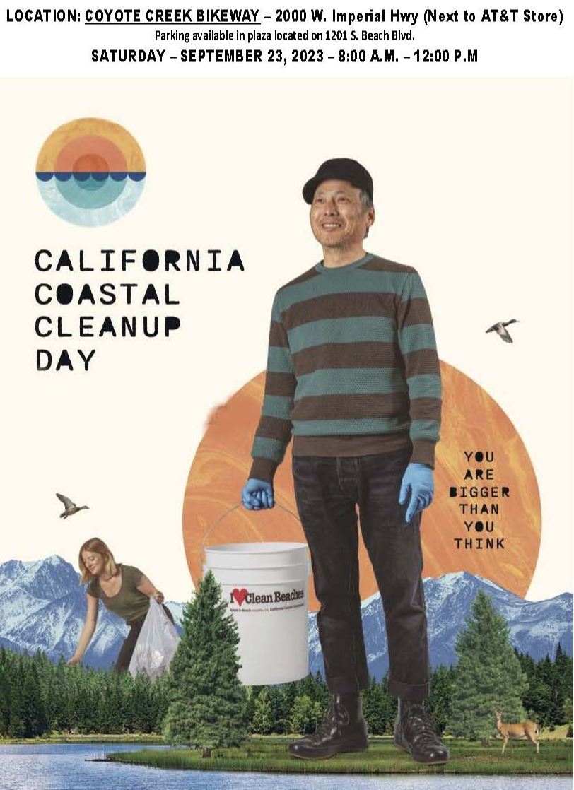 2023 Inner Coastal Cleanup Flyer La Habra