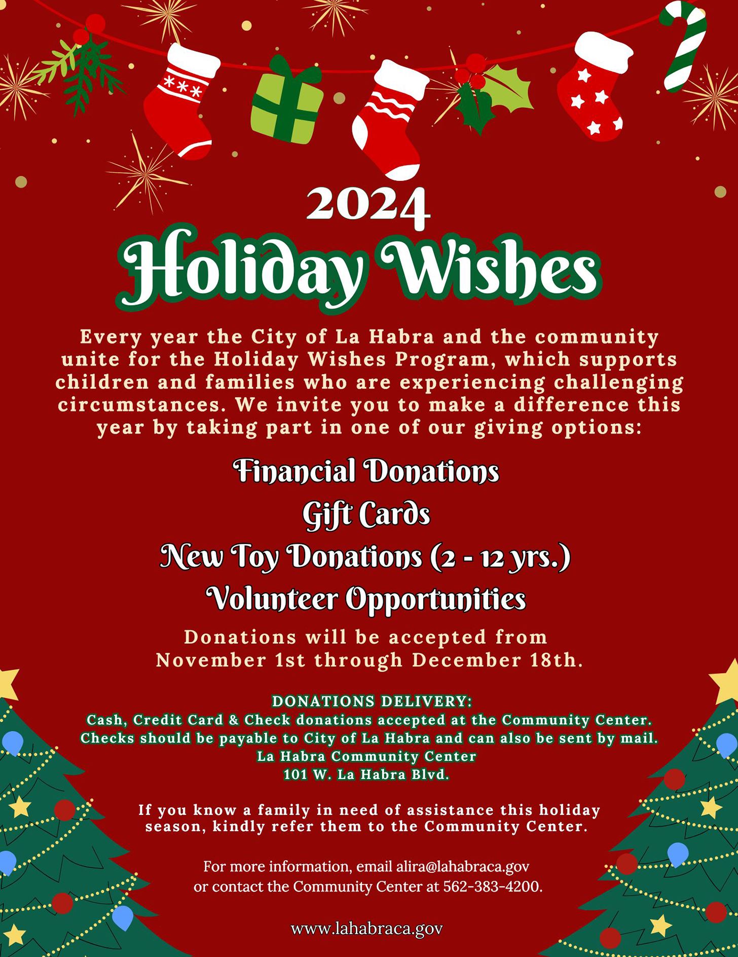 Holiday Wishes Flyer 2024