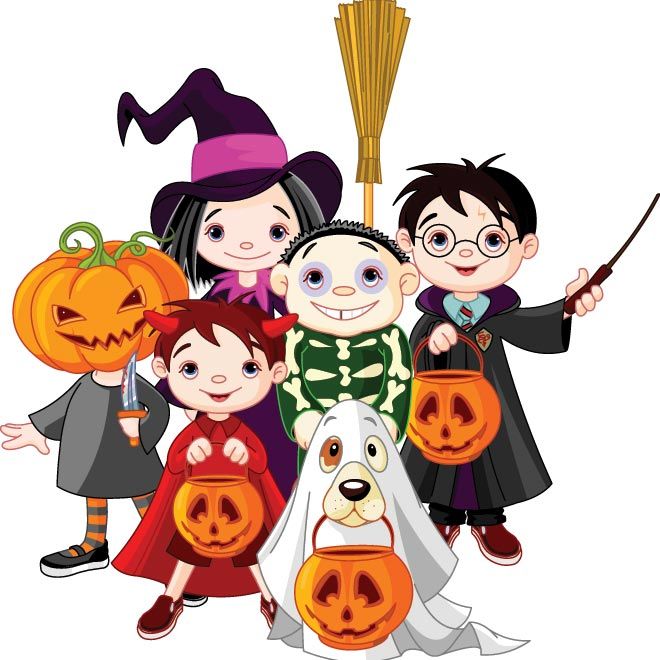 costumed kids